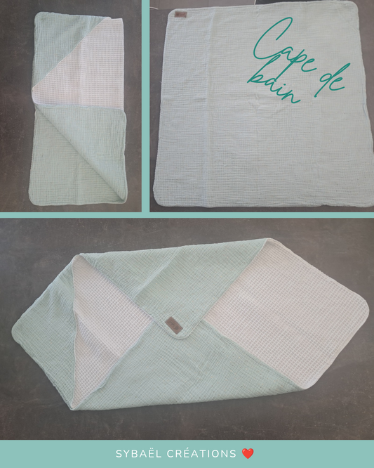 Cape de bain personnalisée Olivia