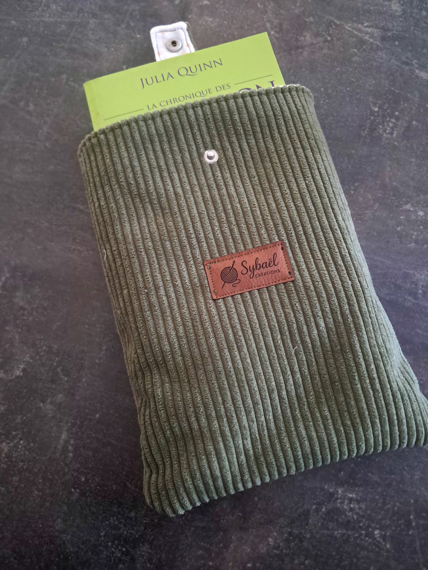 Pochette à livre Aria fait main - Format poche & broché