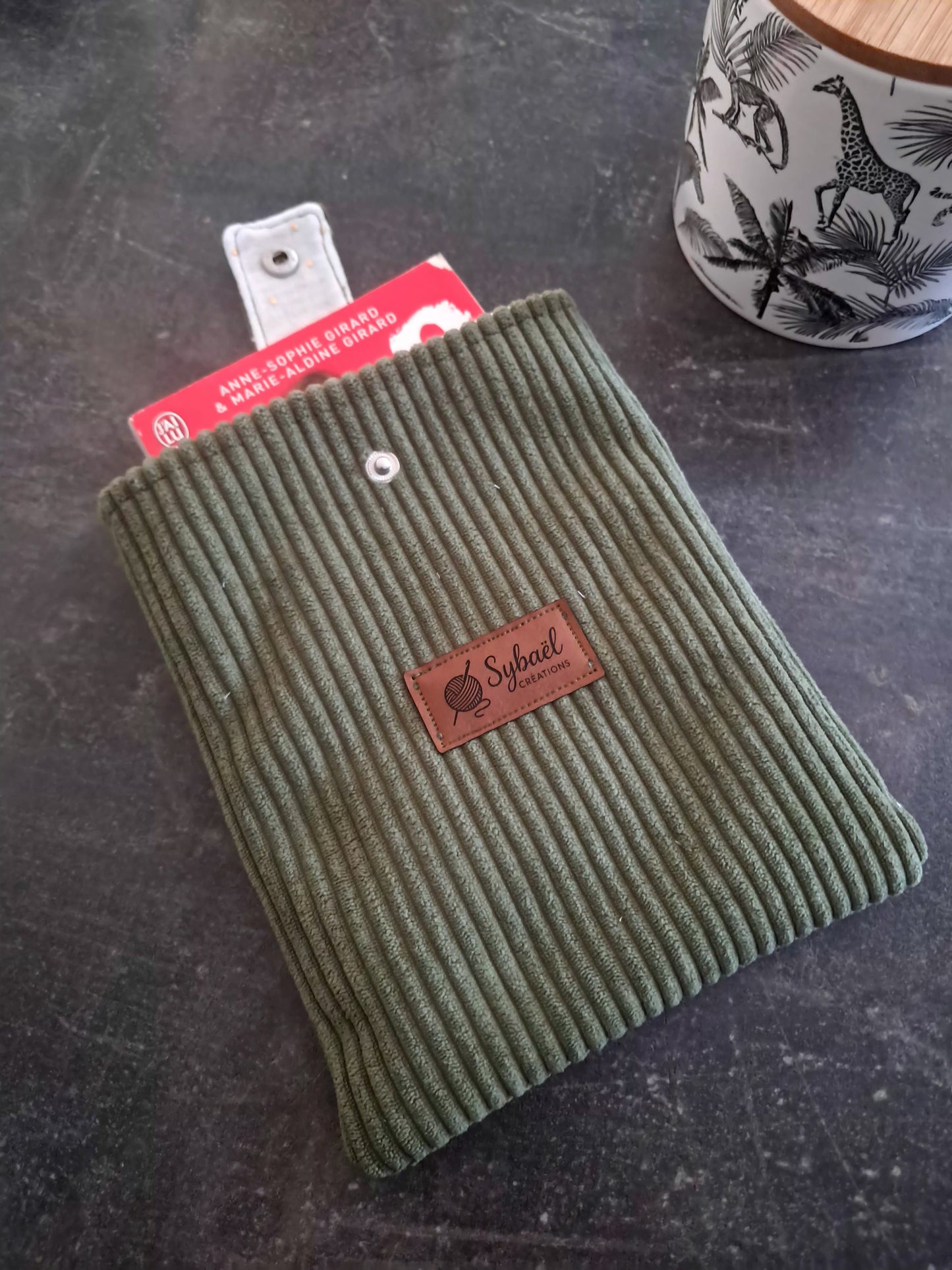 Pochette à livre Aria fait main - Format poche & broché