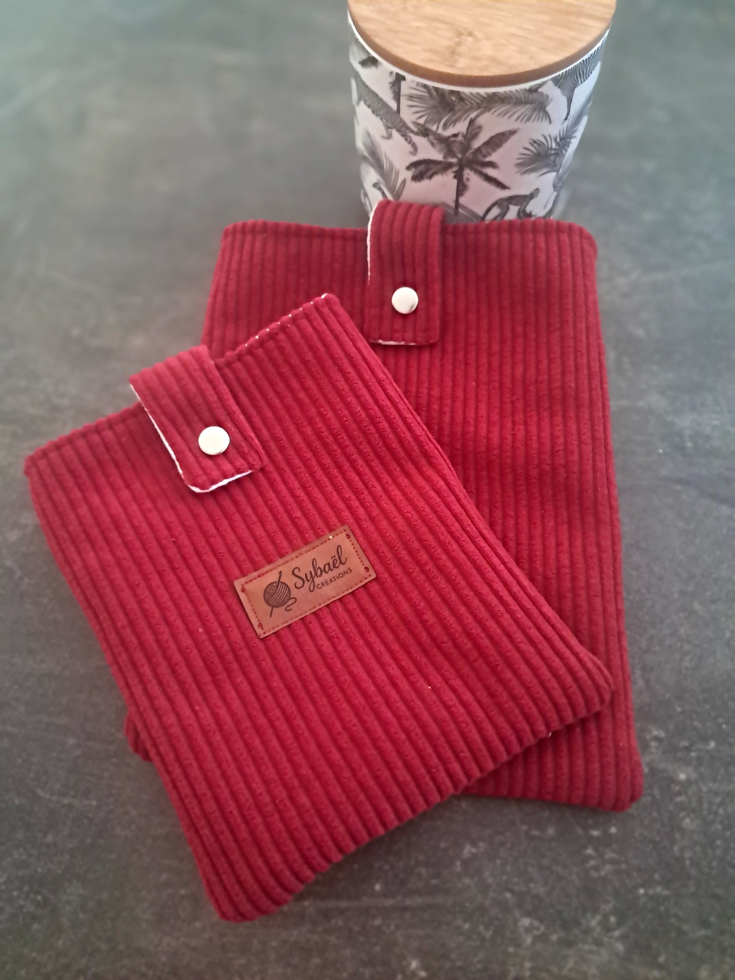 Pochette à livre Aria fait main - Format poche & broché