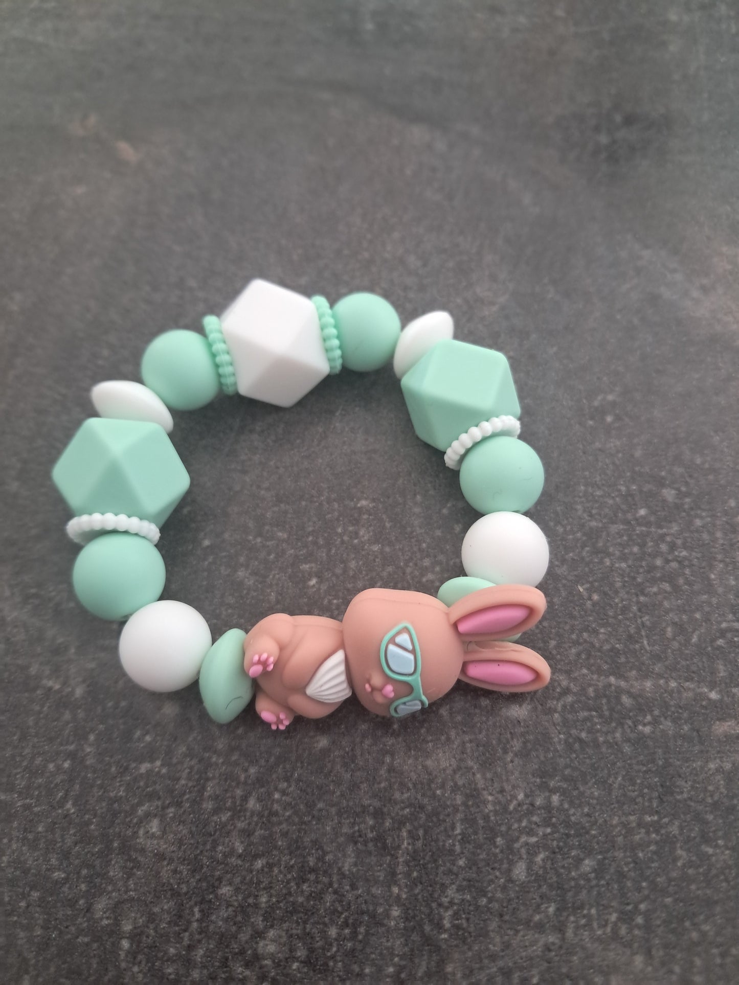 🦷 Anneau de dentition personnalisé - modèle classique ou fantaisie au choix 🌸🐻🎀