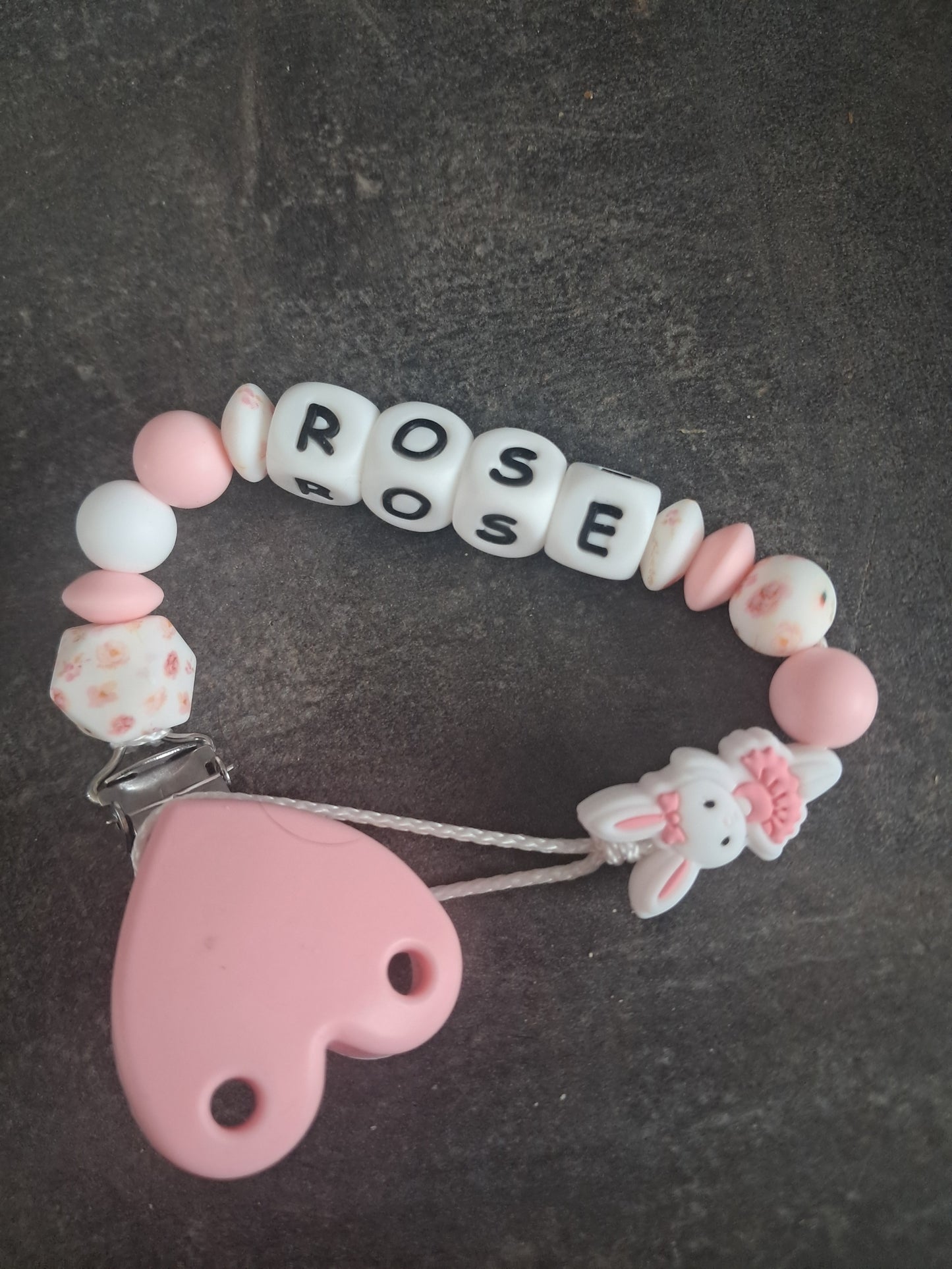 Attache tétine personnalisée fait main - modèle classique ou fantaisie au choix 🌸🐻🎀