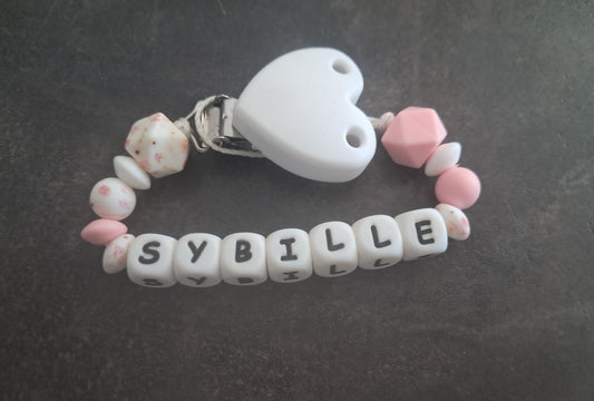 Attache tétine personnalisée fait main - modèle classique ou fantaisie au choix 🌸🐻🎀